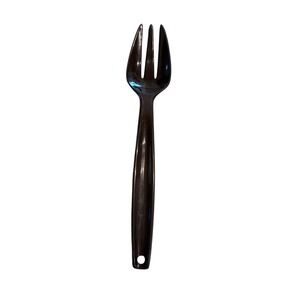 Vintage Brown Melamine Serving Fork MPLS, Minn USA Mid Century Kitchen Spork